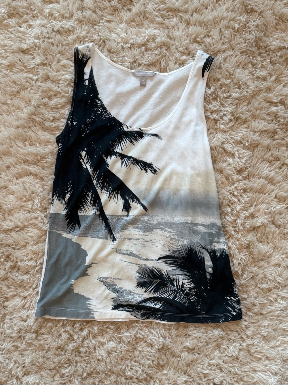 Banana Republic Hawaiian print tank top women’s size medium